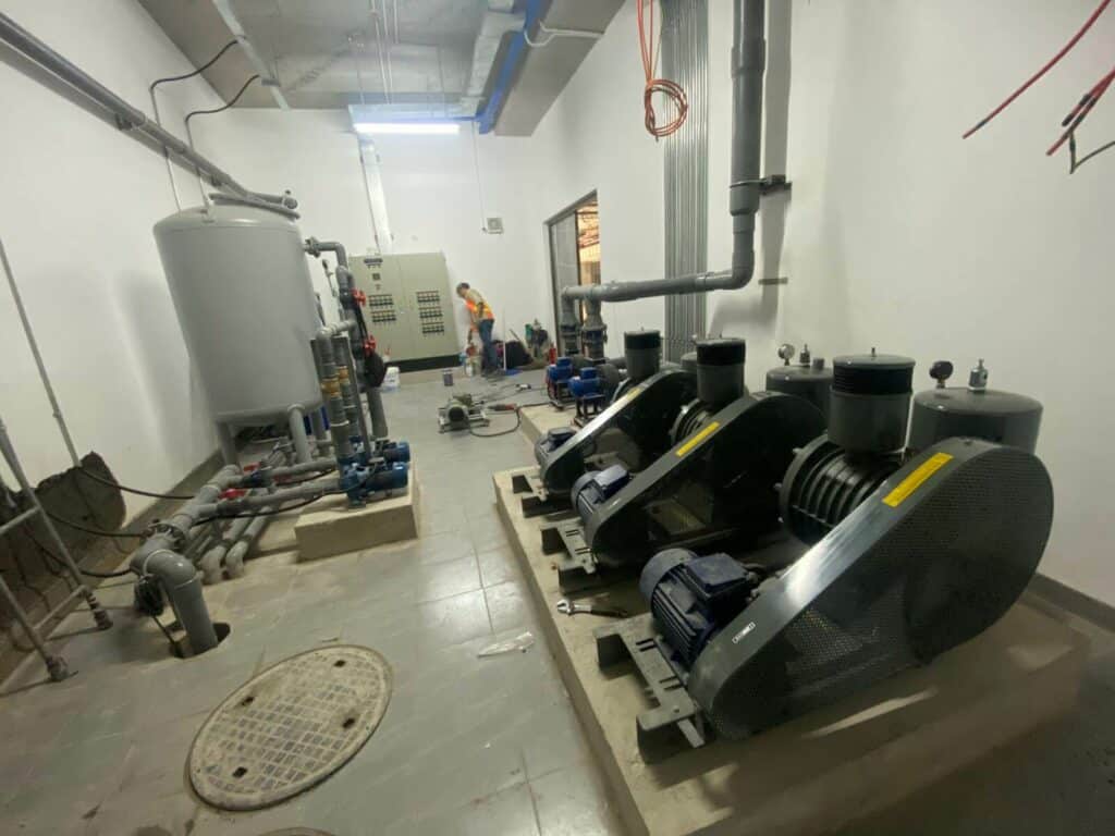 Hệ thống xử lý nước thải sinh hoạt Thiên Hộ (200 m3/ngày)